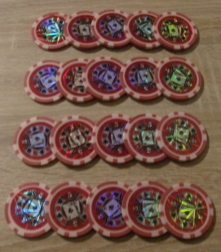 Lot jetons de - ,
