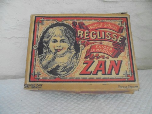 Boîte publicitaire ancienne - boîte,