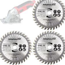 Mini Scie Circulaire 3x Hm Lame de 36 Dents Bois 85x10 pour Lux MTKS-600 A / B30
