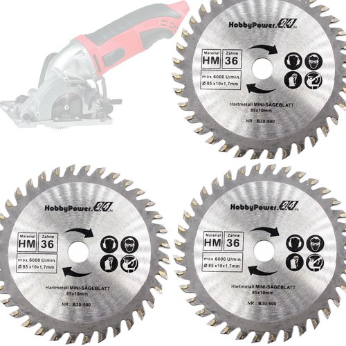 Mini scie circulaire hm - mini, 3x