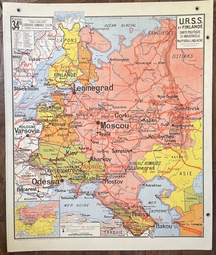 Ancienne carte scolaire - 🌏,