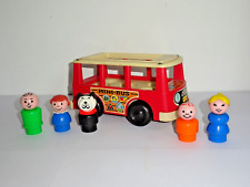 Mini Bus Little People Play Family - Fisher Price - Vintage (Ref C721)