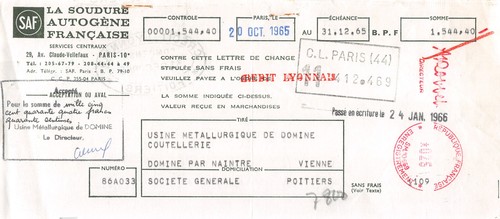 1965 soudure autogene - 1965, la