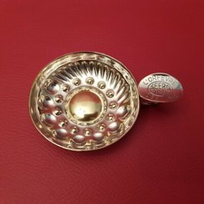 TASTEVIN BOURGUIGNON en laiton argenté Seero L'Orfèvre des Vins 