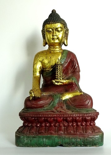 Statue bouddha bronze - bouddha, en
