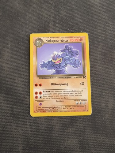Pokémon jcc mackogneur obscur - pokémon,