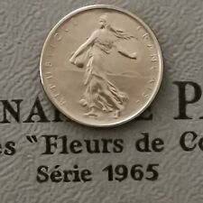 1/2 FRANC SEMEUSE 1965 FDC CARACTERES FINS ISSUE DU COFFRET / UNC / FRANCE