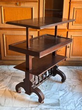 Table desserte à système double plateau escamotable renaissance hotel chateau