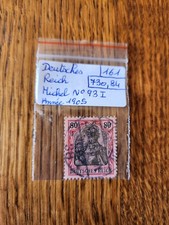 Deutsches REICH Michel N ° 93I Année 1905