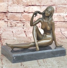 Signée Deco Bronze Sculpture