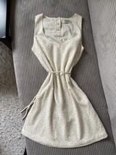 Roseanna Robe droite sans manche mi longue 38 écru cérémonie Dentelle