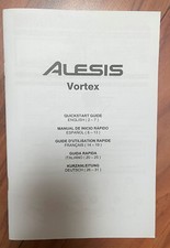 Alesis vortex quick start - alesis,