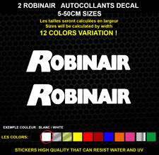 2 ROBINAIR  autocollant  Véritable decal autocollant  IMPERMÉABLE