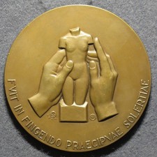 Médaille belge Art Déco