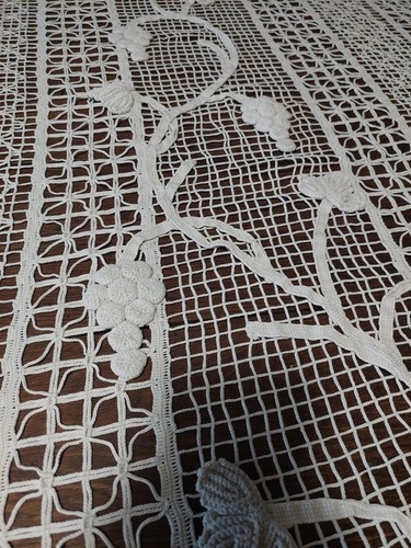 Dessus lit vintage - dessus, crochet