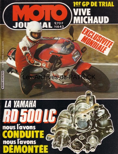 Moto journal 643 - 643, yamaha