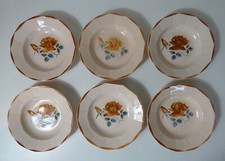 Digoin Sarreguemines 6 assiettes creuses 9181