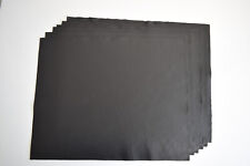 chute de cuir noir grainé format ( 50 sur 40 cm )   vachette