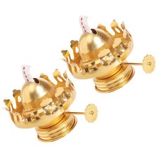  2 Pcs Bruleur Lampe Petrole Ancienne Accessoires De Kérosène Pièces À