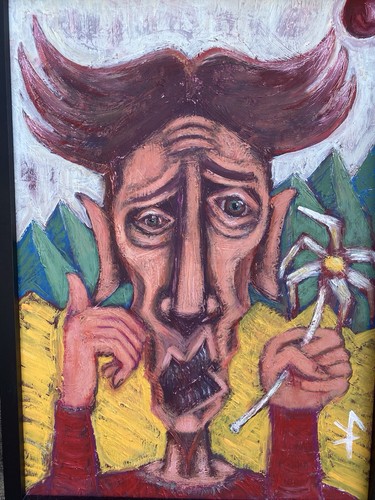 Peinture art brut - peinture,