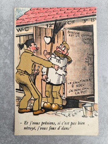 Carte postale humoristique - carte,