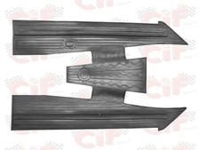 TAPIS EN CAOUTCHOUC - COULEUR NOIR - VESPA PK 50-125