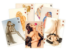 Cartes à jouer Vargas Pin Up girls - jeu de 54 cartes pour le poker