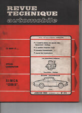 revue technique Auto Simca