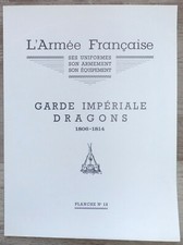 L. ROUSSELOT: Planche N° 13 - Garde impériale Dragons 1806-1814 - 1978