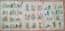 3 PLANCHES ANCIENNES   IMAGERIE QUANTIN