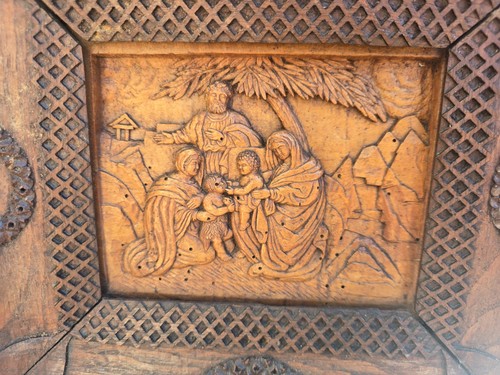 Cadre bois sculpte bas - sculpte, relief