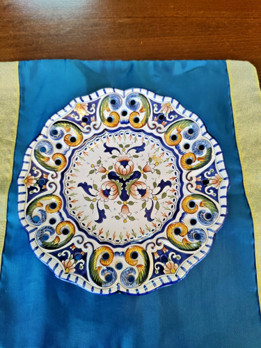 Assiette murale faience - assiette, en