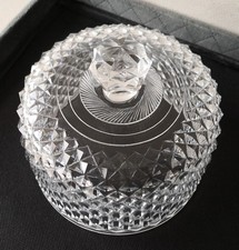 ANCIENNE CLOCHE Fromage Dessert en CRISTAL BACCARAT Pointes de diamants  XIXème