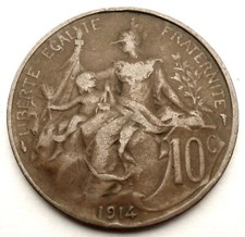 France centimes 1914 843 - 10,