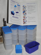 ?TUPPERWARE Set Empilodeco Rectangulaire  X 12 + Livret Recettes  Empilodéco