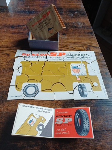 Jeu publicitaire ancien - , dunlop