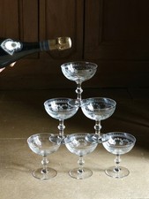 6 Coupes A Champagne D Epoque
