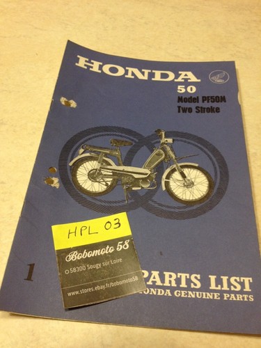 Honda pf50m pf50 50 - 50, parts