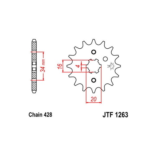 Fantic motor chaîne - motor, pignon
