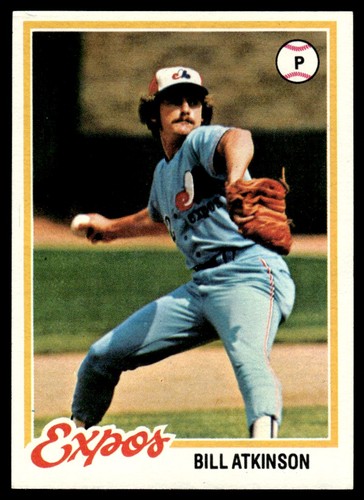 1978 topps bill atkinson - topps,