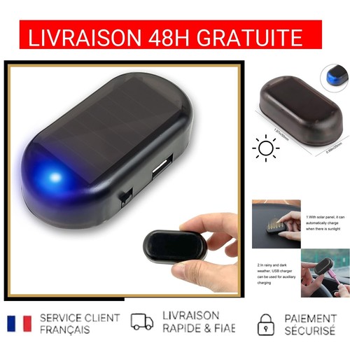 Antivol voiture solaire - solaire, led