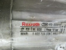 Vérin pneumatique Rexroth diamètre 63 600 mm 0 822 123 PRA
