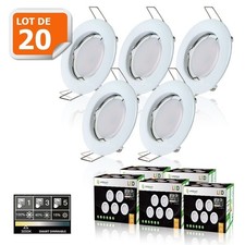20 Spots led 3-step dimmable
