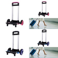 Chariot à dos pliable et portable, chariot à bagages roulettes fluides