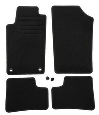 Peugeot 206 depuis 1998- 2012  tapis de sol moquette velours noir