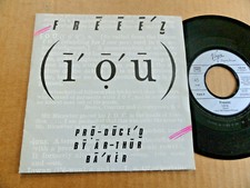 DISQUE 45T DE FREEZ  " I.O.U