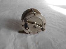 ancien moulinet pêche à la mouche français années 40 chrome tambour 4,5cms