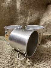 Lot de 3 gobelets aluminium