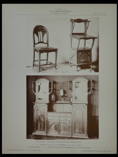 Meubles art nouveau - meubles, nouveau,