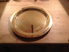 Nouvelle Exposition En Magasin - Plateau De Laiton Teck de La Marqueur Cunill